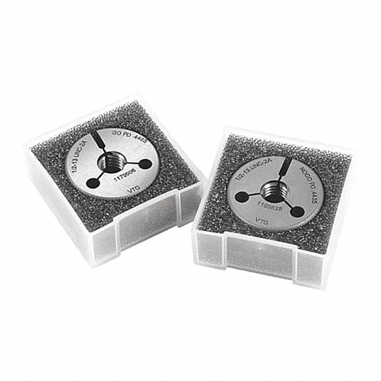 Picture of Vermont Gauge 361192550 2 1/4-12 Un 2A Go/No-Go Ring Gauge Set